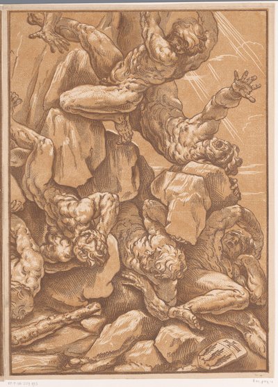 Jättarnas fall (Del fyra) av Bartolommeo Coriolano