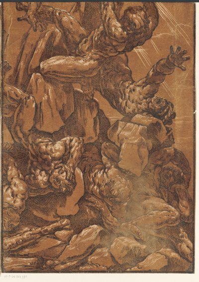 Jättarnas fall (del fyra) av Bartolommeo Coriolano
