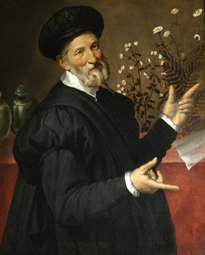 Botanikern av Bartolommeo Passerotti