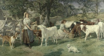 Milkmaids av Basil Bradley