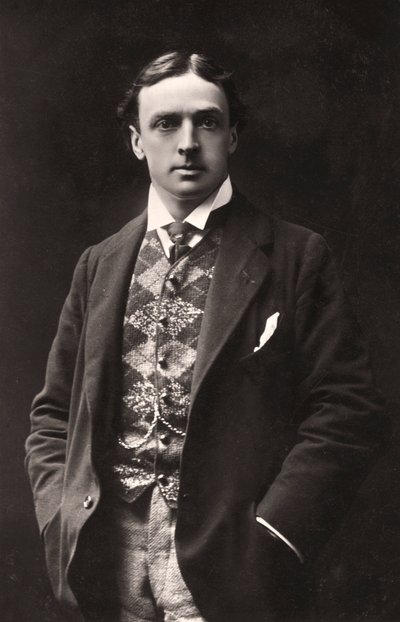 John Martin-Harvey 1863-1944, engelsk skådespelare, tidigt 1900-tal. av Bassano Studio
