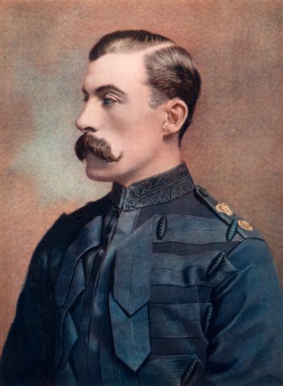 Generalmajor JF Brocklehurst, befäl över 2nd Cavalry Brigade, Natal Field Force, 1902. av Bassano Studio
