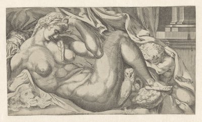 natt Natten av Battista Franco (attributed to)