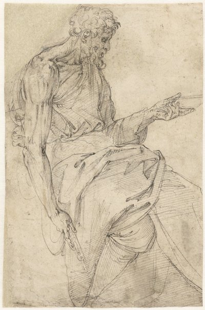 Johannes Döparen sitter av Battista Franco