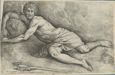 Sankt Johannes Döparen av Battista Franco