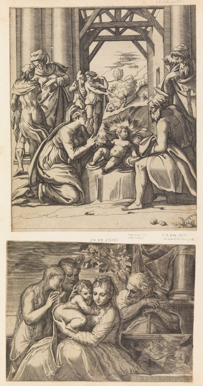 Helig familj. av Battista del Moro