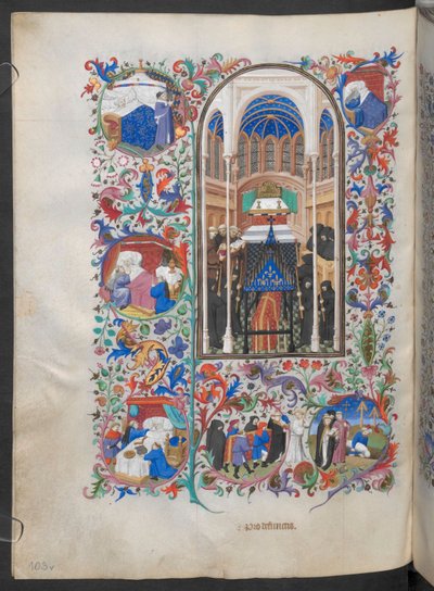 Hours of Vienna: De dödas kontor av Bedford Master