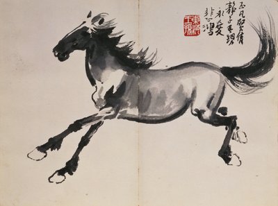 Galopperande häst av Beihong Xu