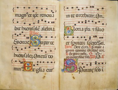 Benedictine Antiphonary, ca. 1467-70. av Belbello da Pavia