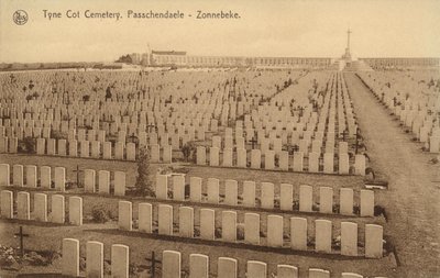 Tyne Cot Cemetery i Passchendaele av Belgian Photographer