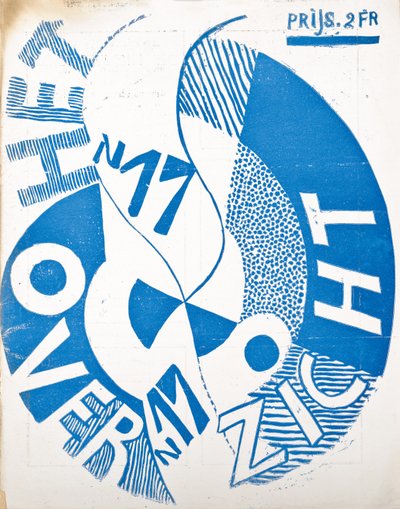 Omslag till tidningen "The Overview", ca. 1922-1925 av Belgian School