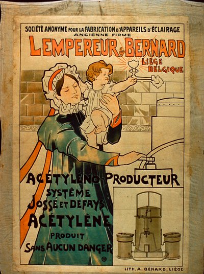Lempereur & Bernard Acetylene Lighting av Belgian School