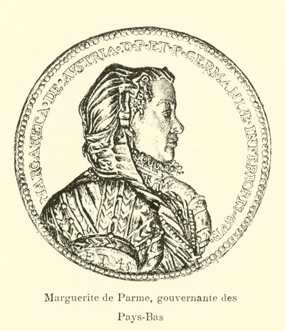 Margareta av Parma, guvernant i de spanska Nederländerna av Belgian School