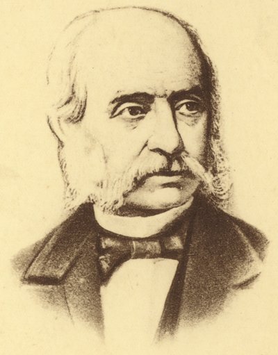 Porträtt av Henri Vieuxtemps av Belgian School