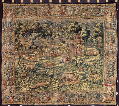 Jakttapet av tillverkarna i Bryssel. 1500-talsgener, Musei di Strada Nuova av Belgian School