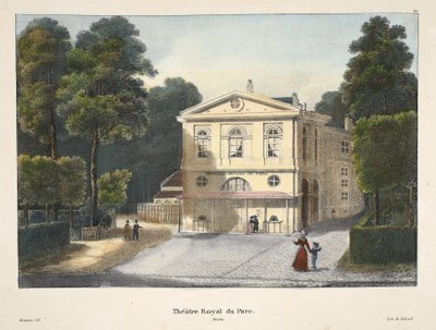 Royal Park Theatre, ca 1895 (fotokrom) av Belgian School