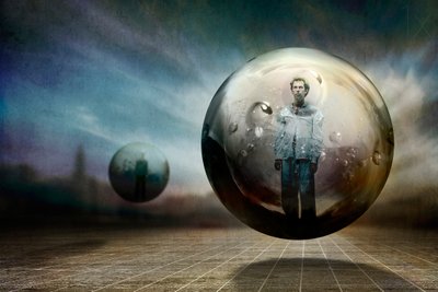 Mannen i den svävande sfären av Ben Goossens ✝