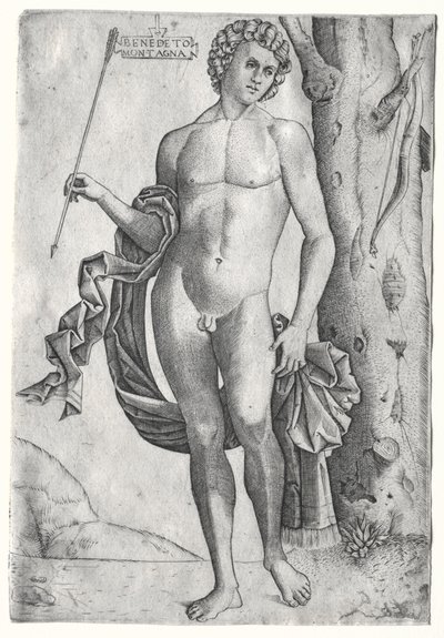 Man med en pil, ca. 1515. av Benedetto Montagna