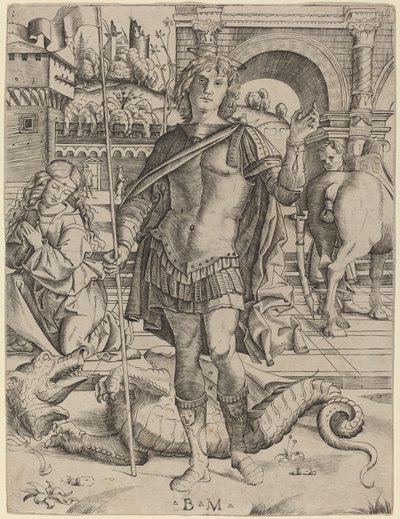 Sankt Georg av Benedetto Montagna