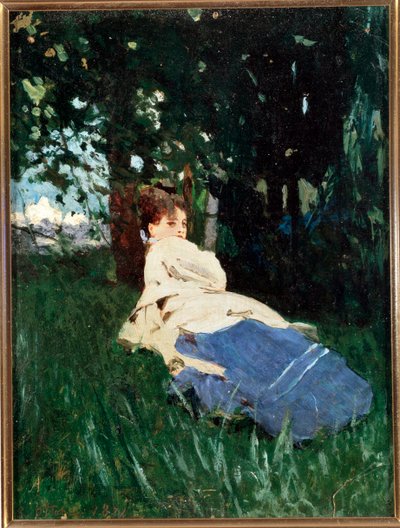 Donna Erminia (olja på duk av Benedetto Musso