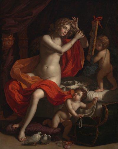 The Toilette of Venus, c.1674-84 av Benedetto the Younger Gennari