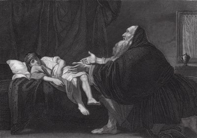 Elijah uppfostrar änkans son av Benjamin (after) West
