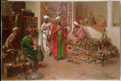 Araber i ett inre av Benjamin 1845 1902 Constant