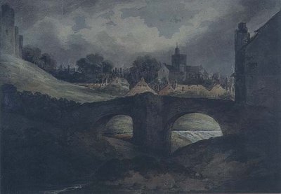 Brecon Town och Bridge av Benjamin Barker