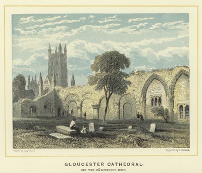 Gloucester Cathedral, utsikt från St Catherine