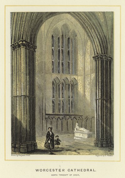 Worcester Cathedral, norra korsarmen av Benjamin Baud