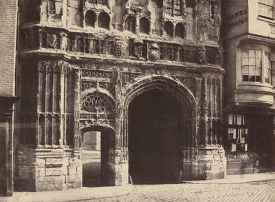 Christchurch Gateway, Canterbury av Benjamin Brecknell Turner