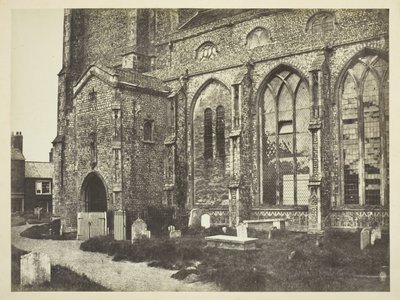 Södra sidan av Cromers kyrka av Benjamin Brecknell Turner