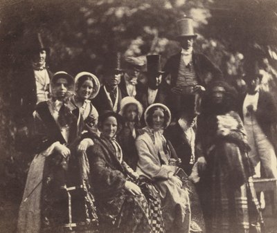 Bröllopsgrupp, c. 1852 eller 1853. av Benjamin Brecknell Turner