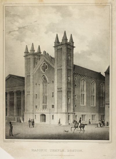Frimurartemplet, Boston av Benjamin F. Nutting