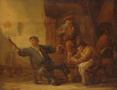 Interiör av en bondkoja av Benjamin Gerritsz Cuyp