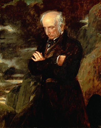 Porträtt av William Wordsworth (1770-1850) 1842 av Benjamin Haydon