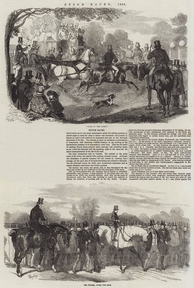 Epsom Races, 1856 av Benjamin Herring