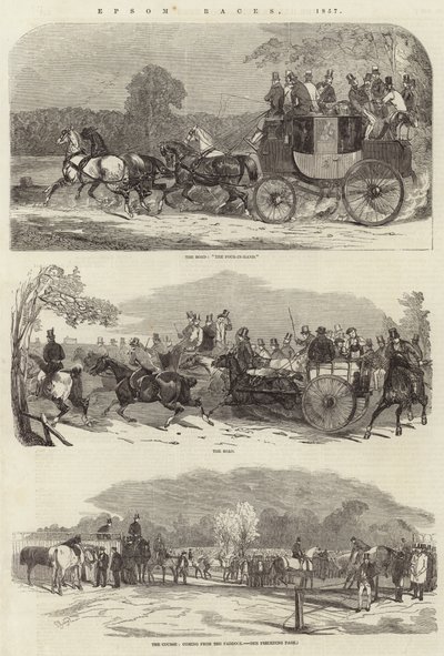 Epsom Races, 1857 av Benjamin Herring