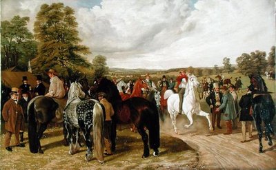 The Horse Fair, Southborough Common, efter en målning av John Frederick Herring Snr. av Benjamin Herring