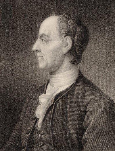 Porträtt av matematikern Leonhard Euler 1707-1783, 1850. av Benjamin Holl