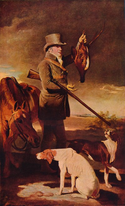 J.G. Shaddick, den berömde idrottsmannen, 1806 av Benjamin Marshall