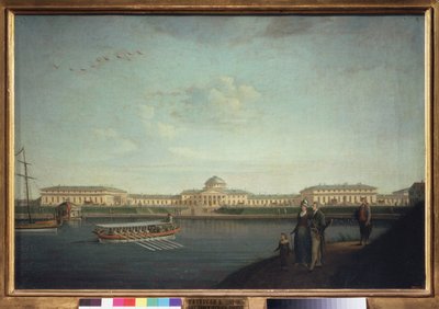 Tauridepalatset sett från Neva (Sankt Petersburg). Målning av Benjamin Paterssen (1748-1815), olja på duk av Benjamin Patersson