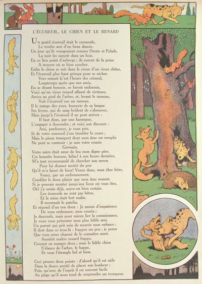Ekorren, hunden och räven, från 