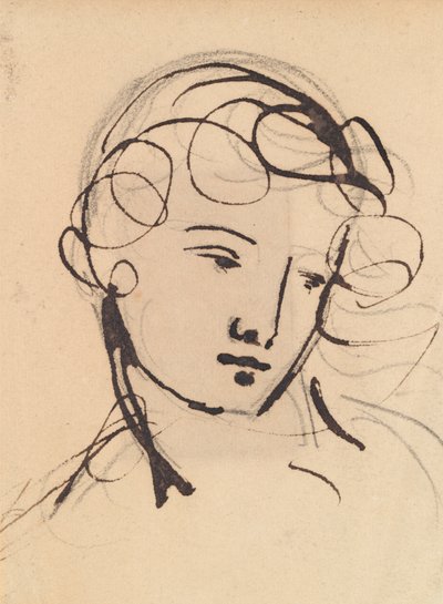 Porträttstudie av Benjamin Robert Haydon