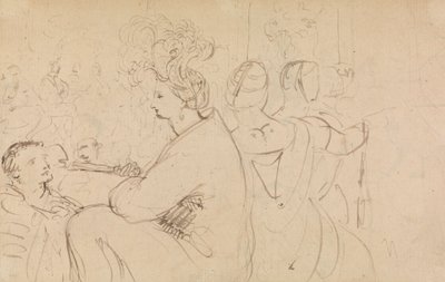 Studie av sittande figurer av Benjamin Robert Haydon