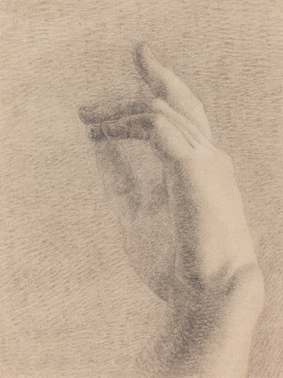 Studie av en hand [recto] av Benjamin Robert Haydon