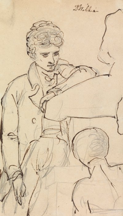 Studie av en man av Benjamin Robert Haydon