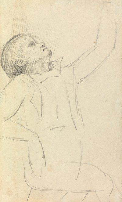 Studie av en sittande man av Benjamin Robert Haydon
