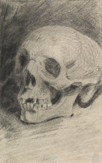 Studie av en skalle av Benjamin Robert Haydon