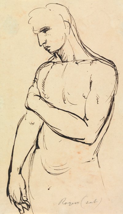 Studie av en ung man av Benjamin Robert Haydon
